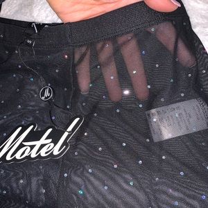 Mesh Herlom Trouser - Net Crystal Black